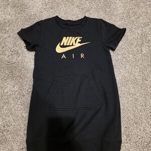 Nike Air Black Dress with Gold Logo
